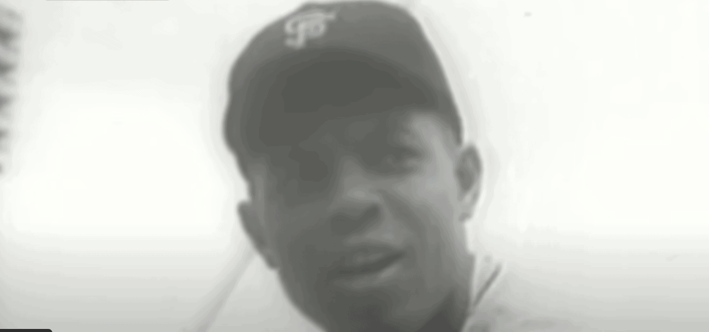 Image of Willie Mays, showcasing his legendary batting prowess in the '60s.